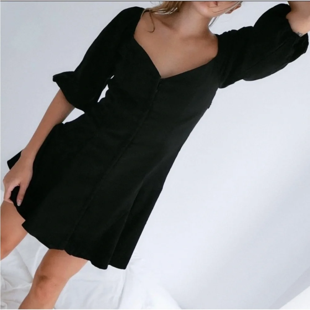 Zara Corset Black Mini Dress - Picture 2 of 9